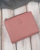 portfele damskie Portfel damski skórzany mały różowy pastelowy w orientacji poziomej z RFID 2