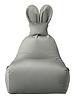 pufa dla dziecka Pufa siedzisko Funny Bunny VELVET- Szara 1