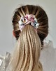 gumki do włosów Gumka jedwabna, scrunchie, wiosenne kwiaty MINI 2