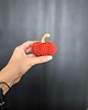 dodatki - różne Dynia ozdobna handmade, rozmiar S, kolor ciemnopomarańczowy - 1 szt. 5