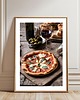 fotografia DWA PLAKATY do kuchni włoskie jedzenie pizza pasta 1