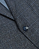 marynarki męskie Garnitur męski rapallo szary w kratę slim fit 176 100 90 3