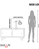 lampy stołowe Czarna lampka biurkowa z regulowanym ramieniem MUBI LOFT w stylu loft 6
