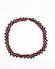 chokery Choker Nebula / frywolitka z japońskimi koralikami Toho / Seria Boho 2