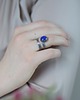 pierścionki srebrne Pierścionek z lapis lazuli 4