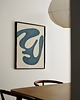 plakaty Plakat Blue abstract no.1 3