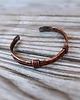 bransoletki wire wrapping Bransoletka miedziana Splot Harmonii 1