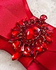broszki Brosza  czerwona  LOVE.  New collection 6