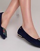 baleriny damskie Baleriny Zamszowe   (6713) 8