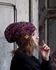 czapki damskie Komplet CRAZYCOLOR  czapka i komin kolor 5