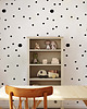naklejki ścienne do pokoju dziecka Tapeta dla dzieci Kropki (Black Dots) 3