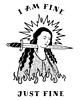 grafiki i ilustracje Plakat I am fine 2