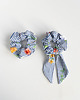 gumki do włosów Scrunchie BOW w paski 1