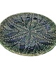 patery i talerze Talerz Ceramiczny Zielony Ręcznie Robiony Średnica 25 cm n 1