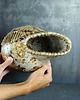 lampy stołowe Lampka/wazon ceramiczny "Tkane liście" 9
