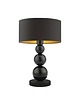 lampy stołowe Srebrna lampa stołowa w stylu glamour HONOLULU GOLD z kulami 6