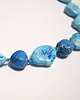 korale Naszyjnik - Niebieskie duże korale 1