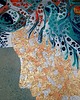 obrazy MEDUSA 70x100 Ręcznie malowany akrylowy obraz abstrakcyjny Kobieta 3