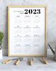 plakaty Plakat Minimalistyczny kalendarz 2023, personalizowany prezent 3