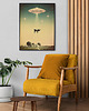 plakaty Plakat / Surrealistyczny Kolaż / UFO 3
