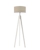 lampy podłogowe Trójnóg drewniany z fornirowym kloszem HAITI ECO 7