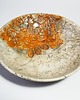 przechowywanie - różne Ceramiczna miska z wytłoczonym koronkowym wzorem 1