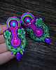 kolczyki soutache Sabira-  orientalne kolczyki soutache 5