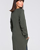 bluza bez kaptura damska Bluza - tunika- militarno zielona (B-101) 3