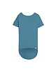 t-shirt damskie T-shirt Jusia z przedłużonym tyłem Morski 1