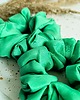 gumki do włosów Scrunchie Jedwabna Zielono mi 1
