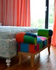 fotele Pufa Juicy Colors , pufa patchwork szezlong. 3