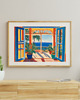 grafiki i ilustracje PLAKAT  St Tropez, Matisse obraz, kolorowa dekoracja ścienna 4