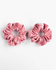 gumki do włosów Scrunchie/frotka VELVET PINK 2