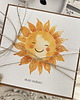 kartki scrapbooking Kartka ręcznie robiona słońce - dużo radości 1