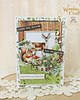 kartki scrapbooking Urodzinowa kartka w leśnym klimacie, prezent na urodziny "Woodland1" 2