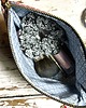 kosmetyczki Jeansowa kosmetyczka z koronką MISS 6