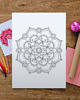 plakaty Plakat do Kolorowania Mandala 50x70cm 1