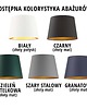lampy podłogowe Drewniana lampa stojąca na 3 nogach ARUBA GOLD tripod trójnóg 3