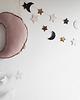 karuzele i girlandy do łóżeczka Lniany mobil księżyc, mobil dla dziecka 7