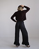 spodnie materiałowe damskie Spodnie z falbanką oh Romantic trousers 1