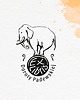 stemple Stempel Ex libris SŁOŃ 1