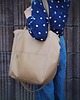 torby na ramię Lazy bag Pocket  torba ciemnobeżowa ekoskóra 5