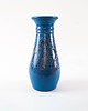 wazony Wazon ceramiczny niebieski, duński design, lata 70, produkcja: Dania 2