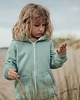 bluzy dla chłopców Bluza z kapturem z uszami jelonka dla dziecka zielona 3