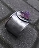 bransoletki wire wrapping Surowy ametyst - bransoletka regulowana 4