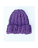 czapki damskie Fioletowa czapka beanie 3