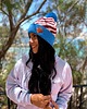 czapki damskie Czapka Print Zebra Wild Blue 1