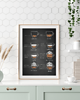 grafiki i ilustracje Plakat z kawą, grafika kawa, COFFEE TIME 1