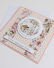 kartki scrapbooking Kwiatowa kartka ślubna 1