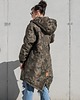 kurtki damskie Kurtka ocieplana/ płaszcz typu parka moro 6